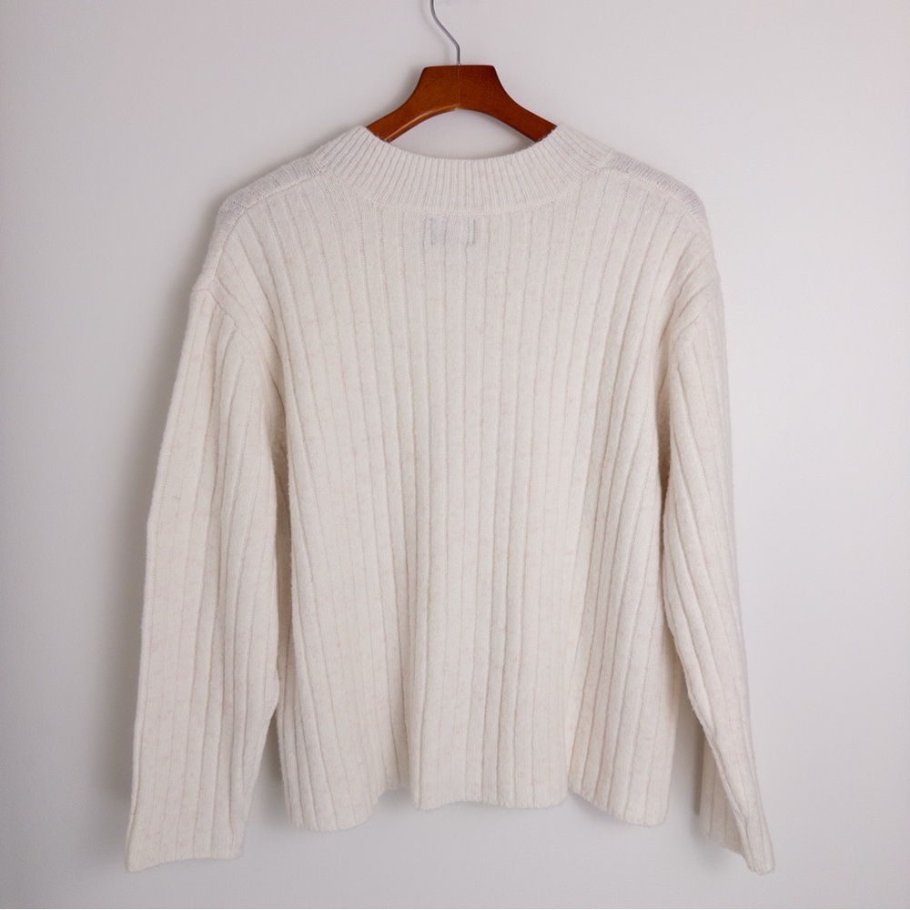 ASOS DESIGN . Ribbed V-Neck Knit Sweater - Picture 5 of 8